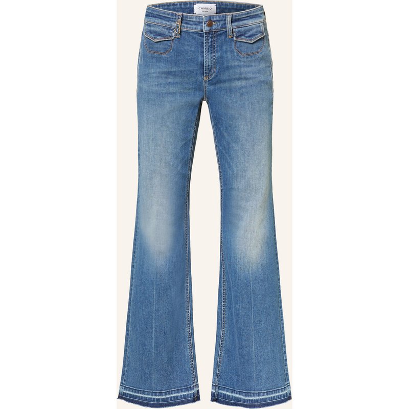 Cambio Flared Jeans Fabienne blau