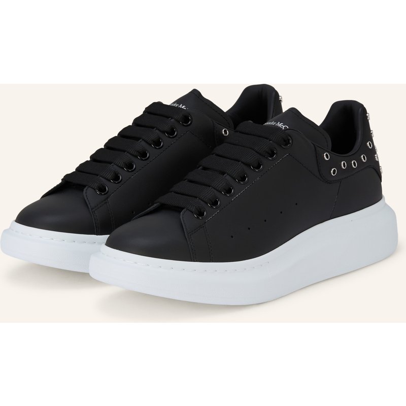 Mcqueen Sneaker Mit Nieten schwarz