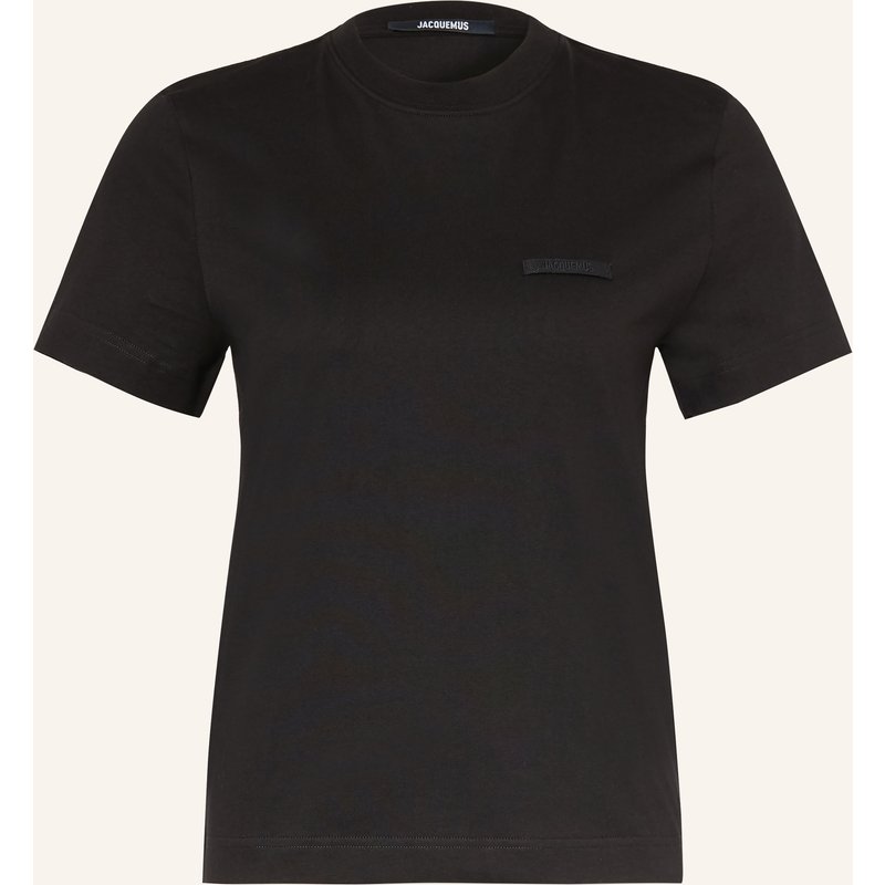 Jacquemus T-Shirt Le T-Shirt Gros Grain schwarz