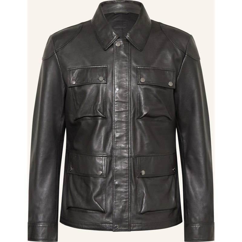 Milestone Lederjacke Msalexis schwarz