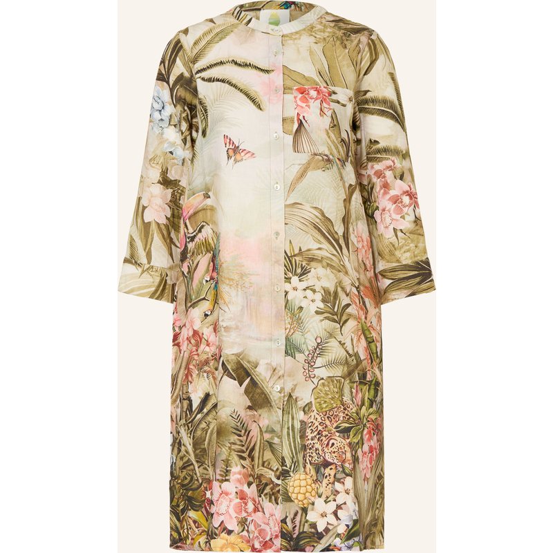 Princess Goes Hollywood Hemdblusenkleid Aus Leinen Mit 3/4-Arm gruen