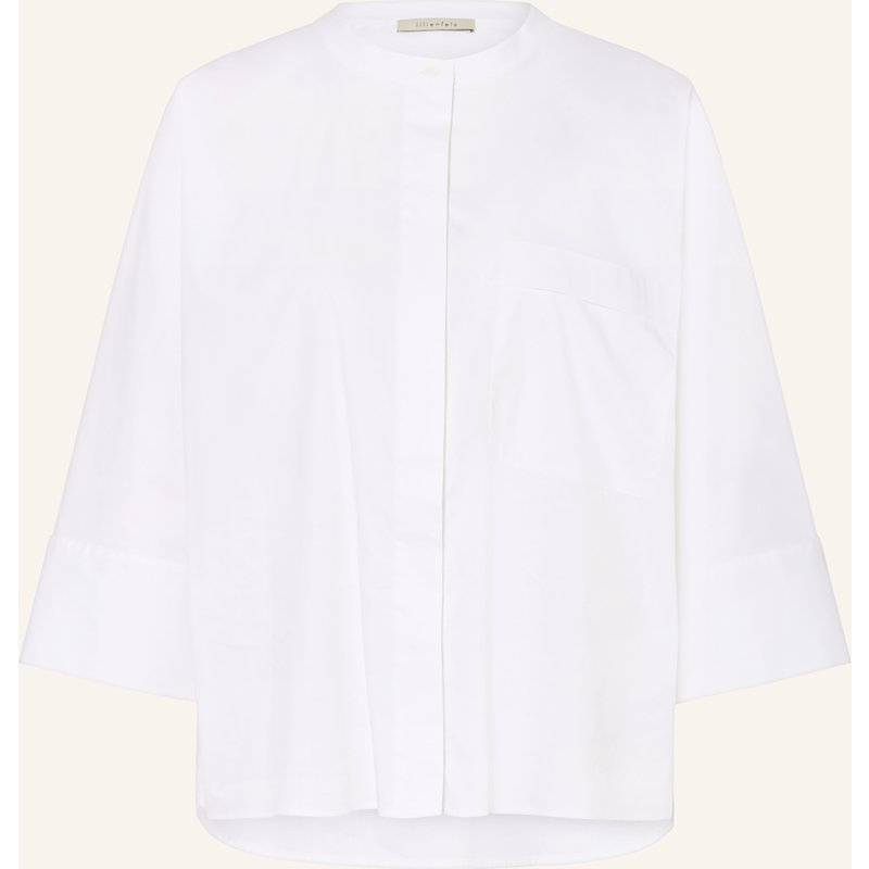 Lilienfels Bluse Mit 3/4-Arm weiss