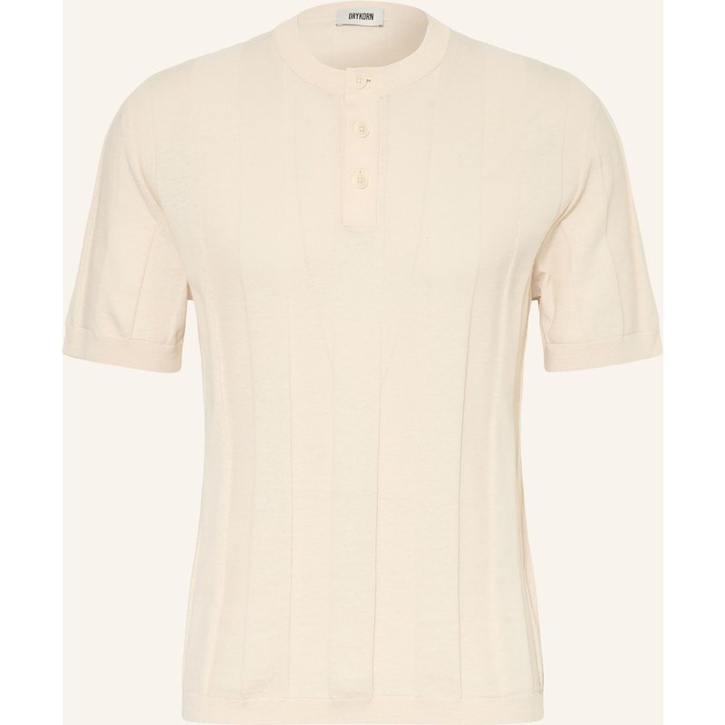 Drykorn Strickshirt Freeko Mit Leinen beige