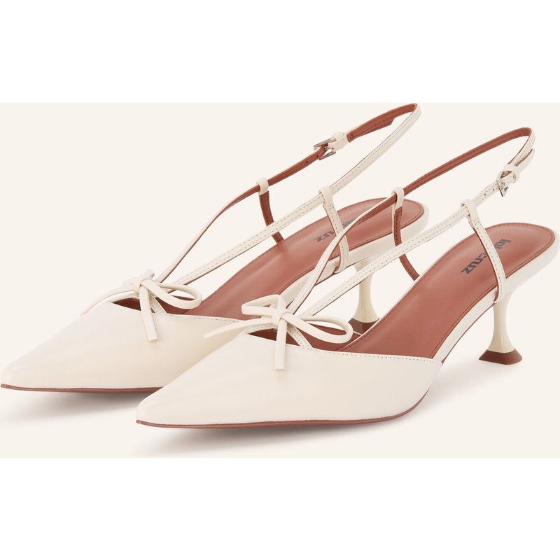 Lola Cruz Slingpumps Audrey weiss
