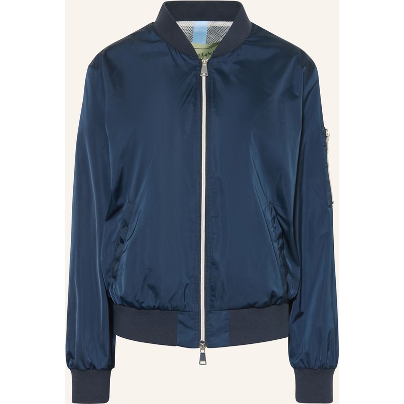 White Label Satinblouson blau