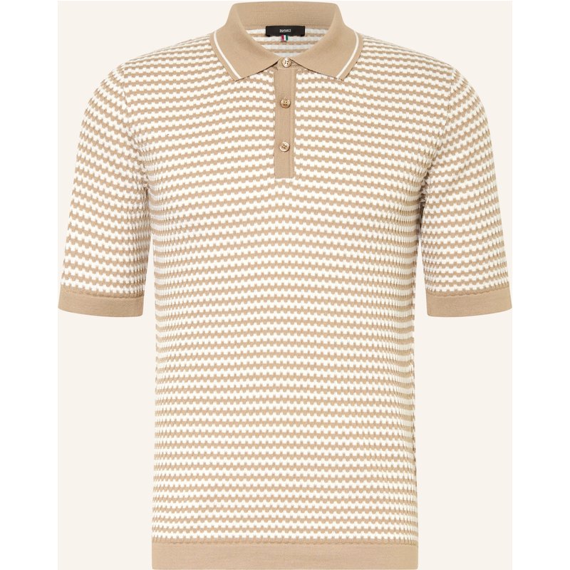 Cinque Strick-Poloshirt Ciflavien beige