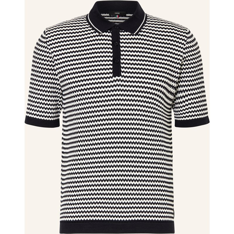 Cinque Strick-Poloshirt Ciflavien blau