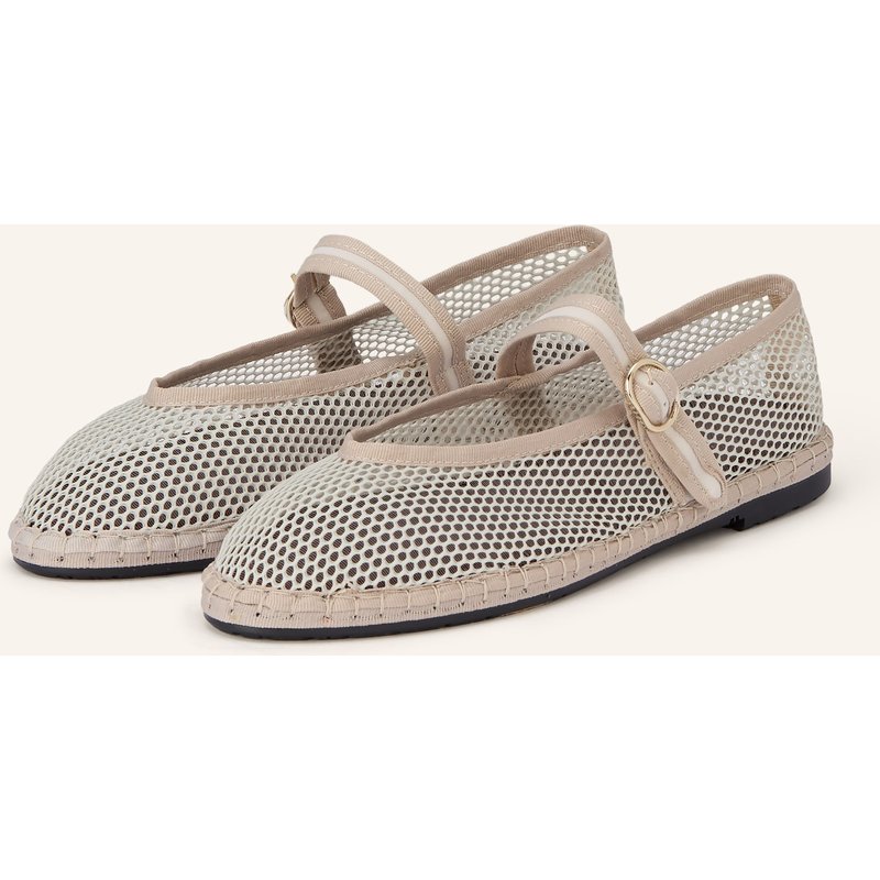 Flabelus Mary-Jane-Ballerinas Isabella beige