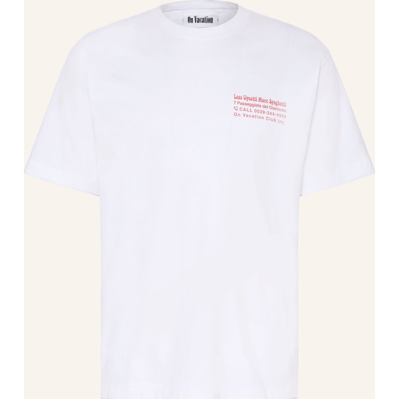 On Vacation T-Shirt weiss
