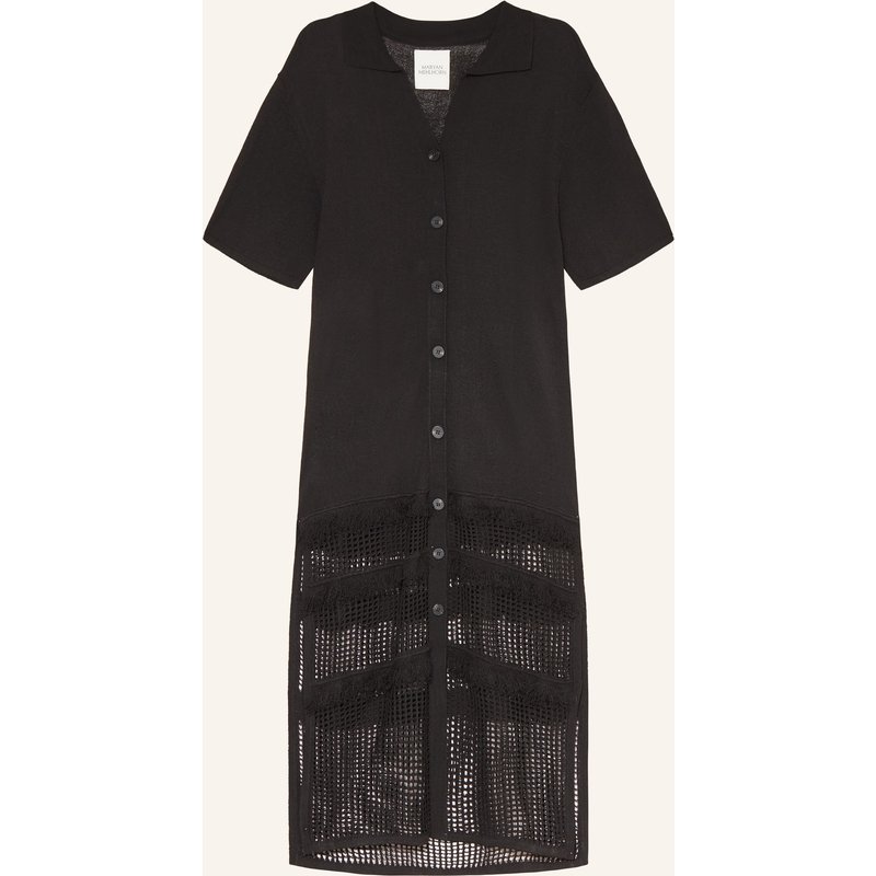 Maryan Mehlhorn Strandkleid Mit Lochspitze schwarz