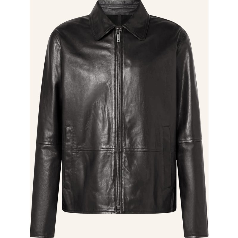 Strellson Lederjacke schwarz