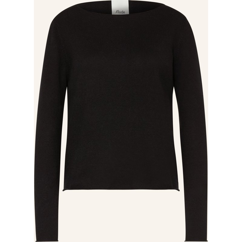 Allude Pullover Mit Cashmere schwarz