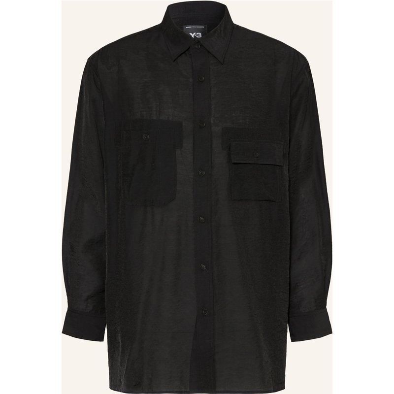 Y-3 Hemd Comfort Fit schwarz
