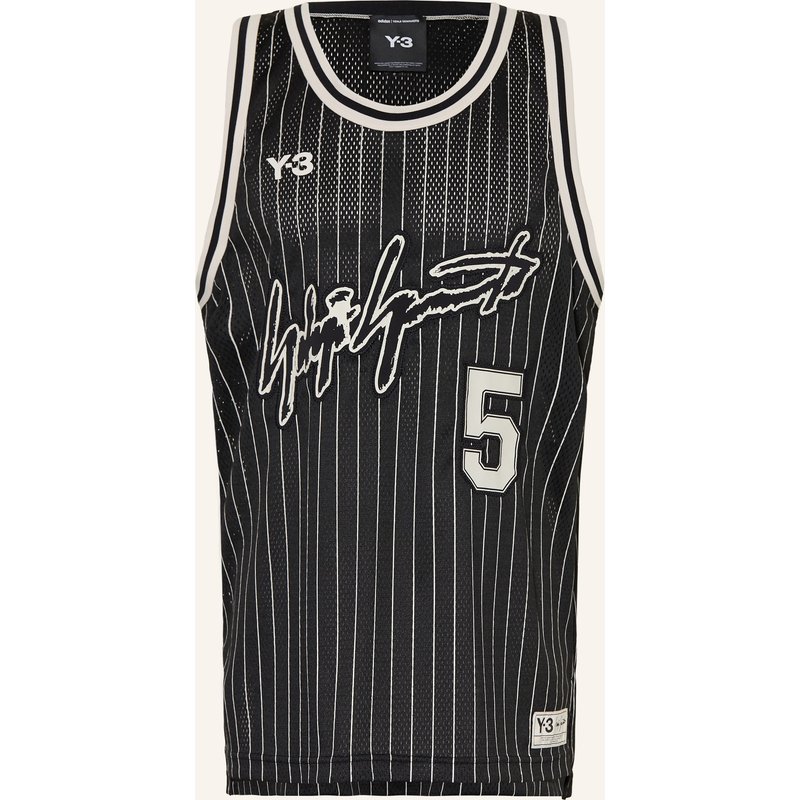 Y-3 Tanktop Anthony Edwards Aus Mesh schwarz