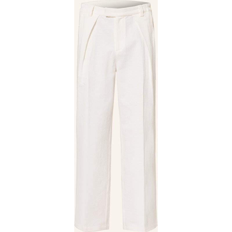 Don't Waste Culture Hose Alurette Regular Fit Mit Leinen weiss