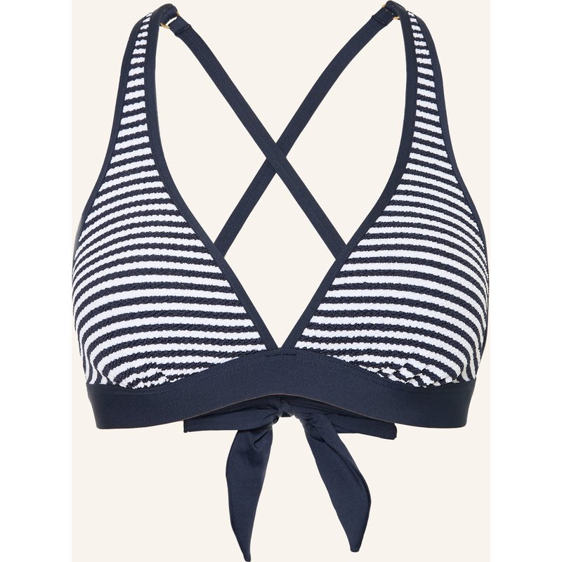 Seafolly Triangel-Bikini-Top Clubhouse blau