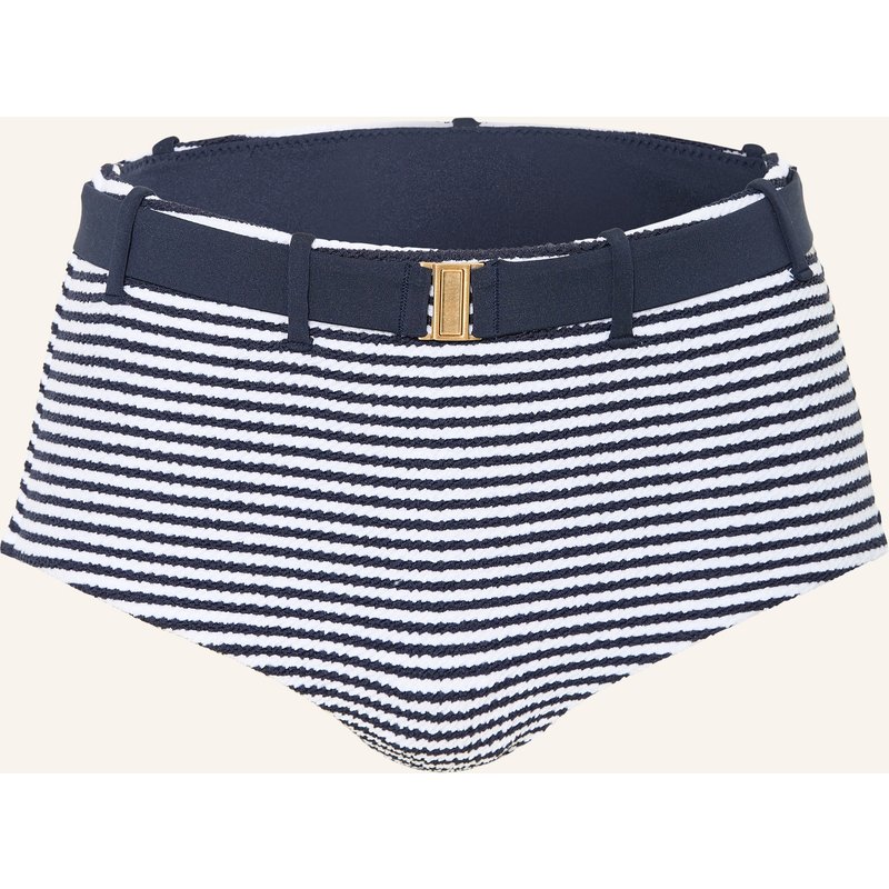Seafolly Panty-Bikini-Hose Clubhouse Belted Hollywood blau