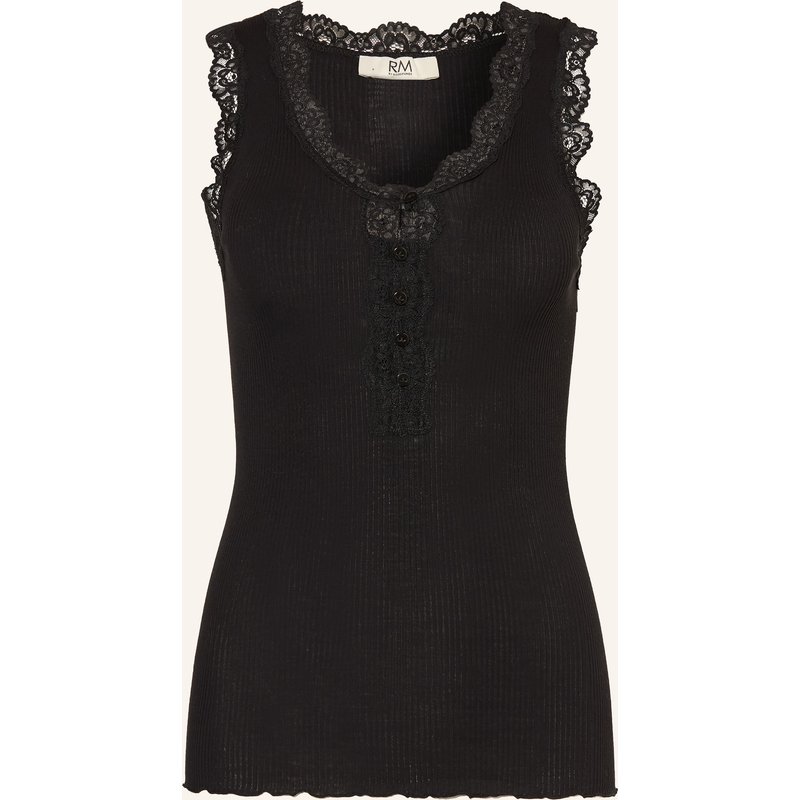 Rosemunde Top Rmwbalta Mit Spitze schwarz