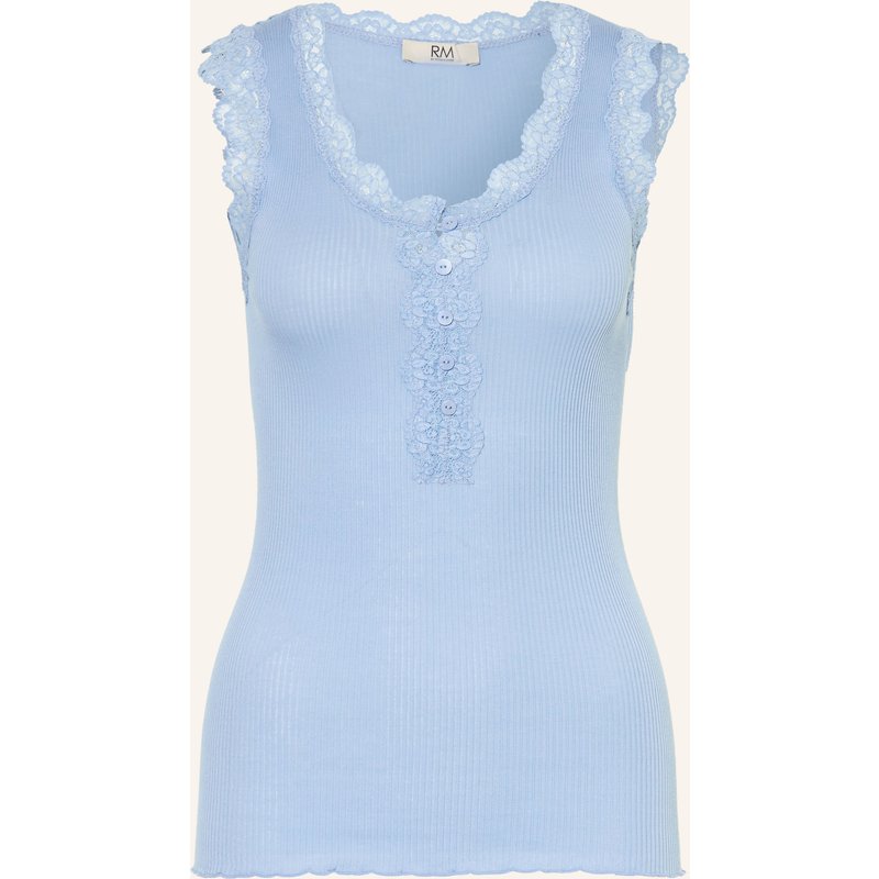 Rosemunde Top Rmwbalta Mit Spitze blau
