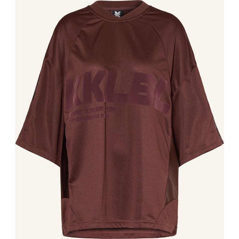 Karo Kauer Oversized-Shirt Mit 3/4-Arm braun