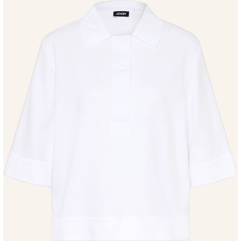 Joop! Jersey-Poloshirt Tina weiss