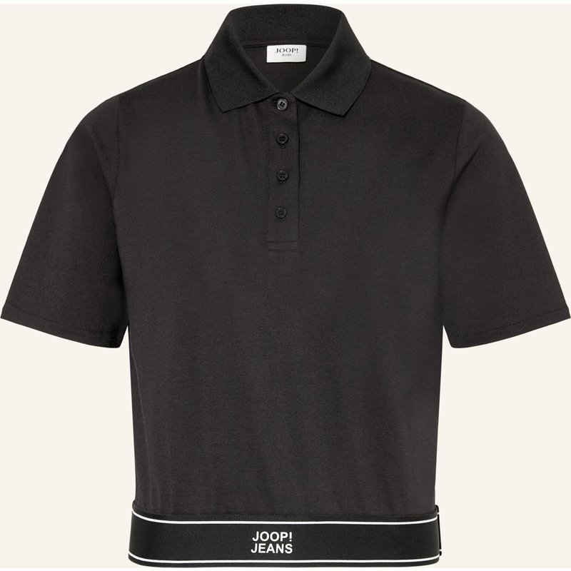 Joop! Jeans Piqué-Poloshirt Talena schwarz