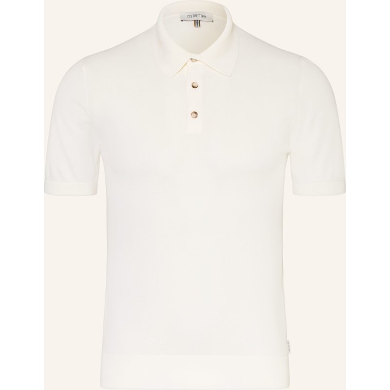 Distretto 12 Strick-Poloshirt Carrara beige