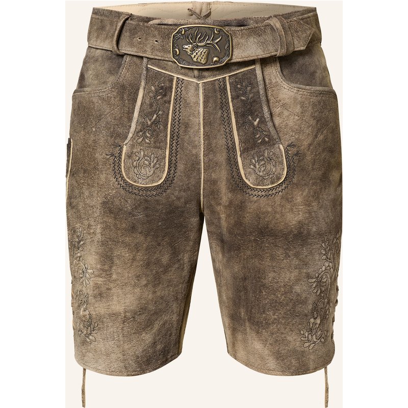 Spieth & Wensky Trachten-Lederhose braun