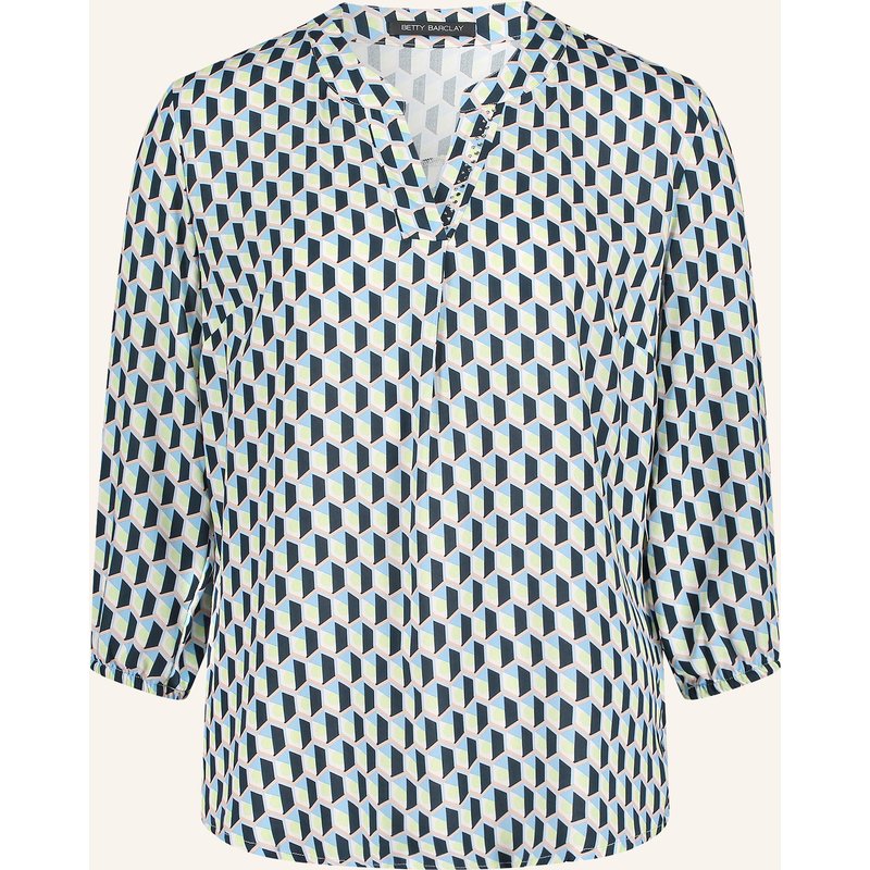 Betty Barclay Blusenshirt Mit 3/4-Arm Und Schmucksteinen blau