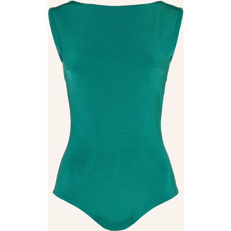 Mymarini High-Neck-Badeanzug Seabody Shine Zum Wenden gruen