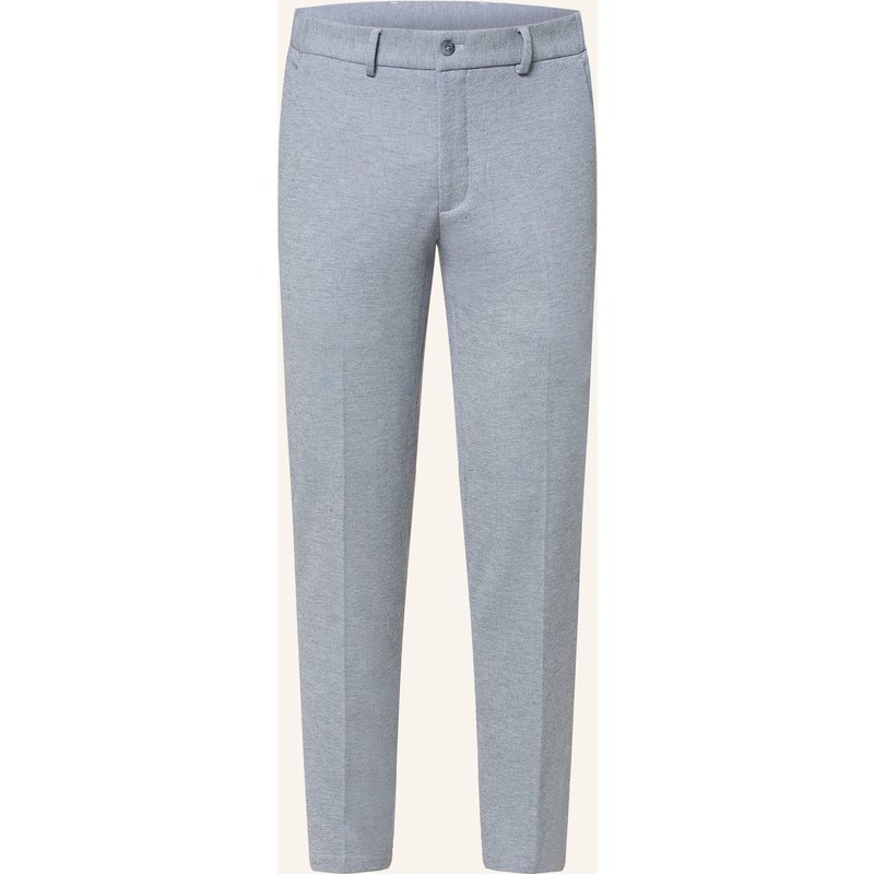 Paul Anzughose Regular Fit Aus Jersey blau