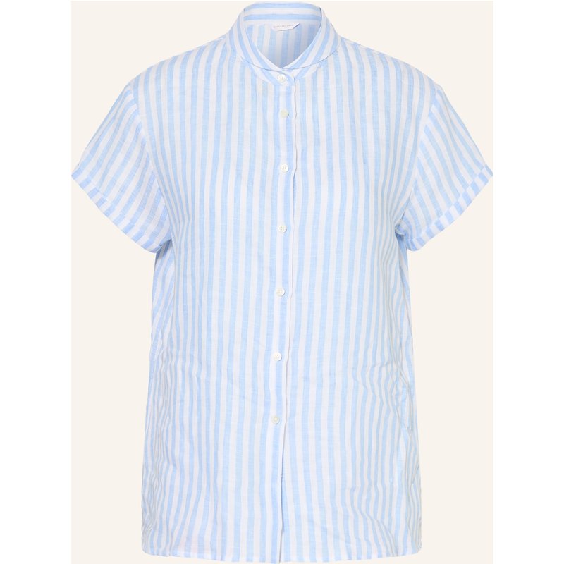 Robert Friedman Leinenbluse blau