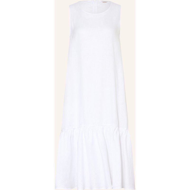 Robert Friedman Leinenkleid Karenl weiss