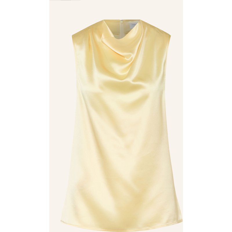 Tiger Of Sweden Blusentop Lian Aus Satin gelb