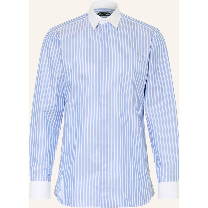 Tom Ford Hemd Slim Fit blau