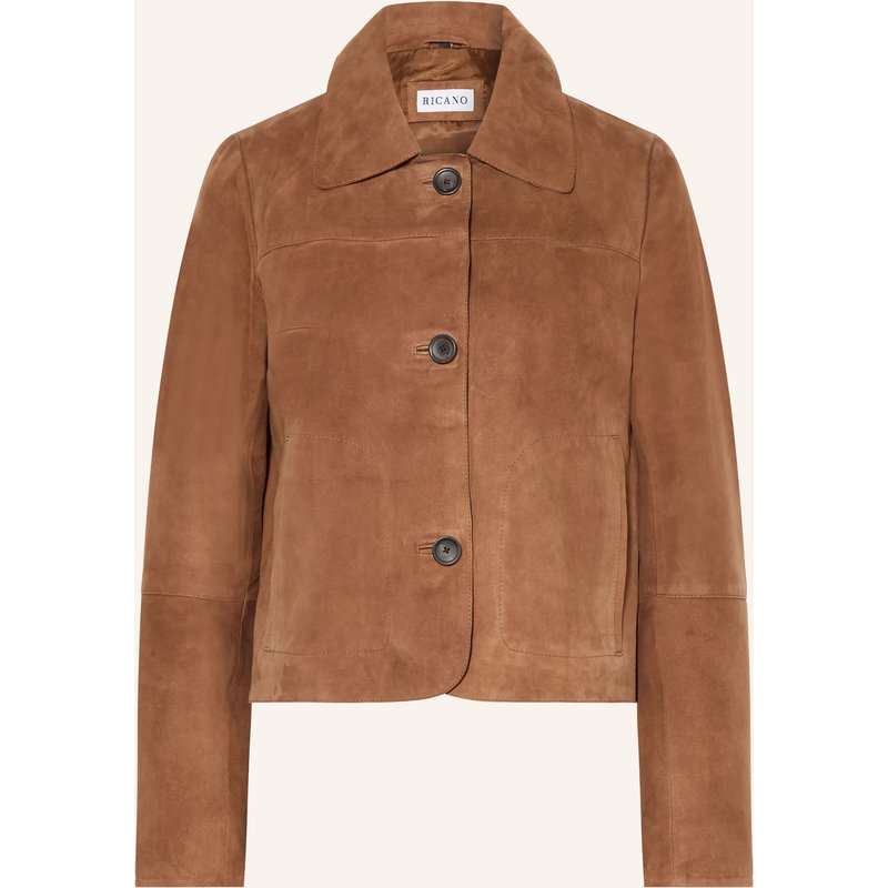 Ricano Lederjacke Jeena braun
