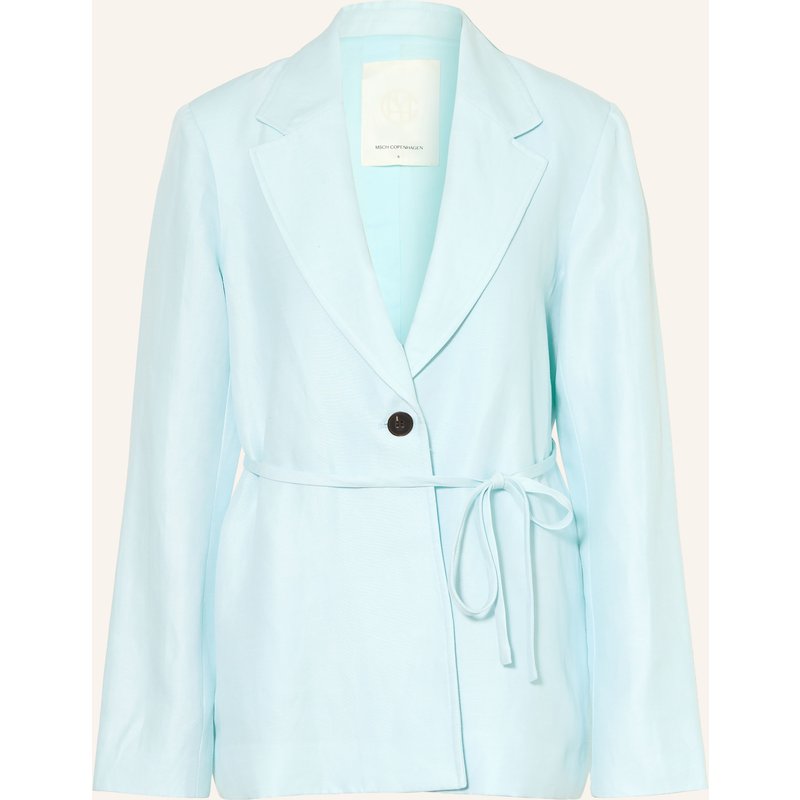 Msch Copenhagen Blazer Mschgraciela Franciska Mit Leinen blau