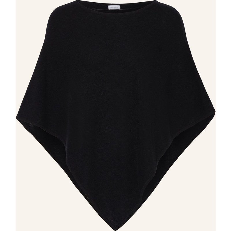 Darling Harbour Cashmere-Poncho schwarz
