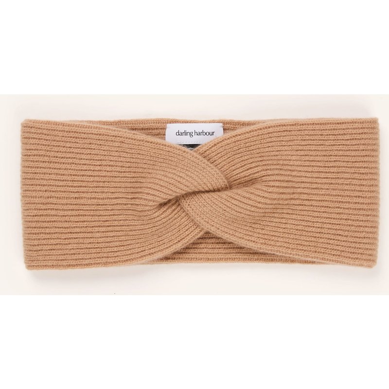Darling Harbour Stirnband Aus Cashmere braun