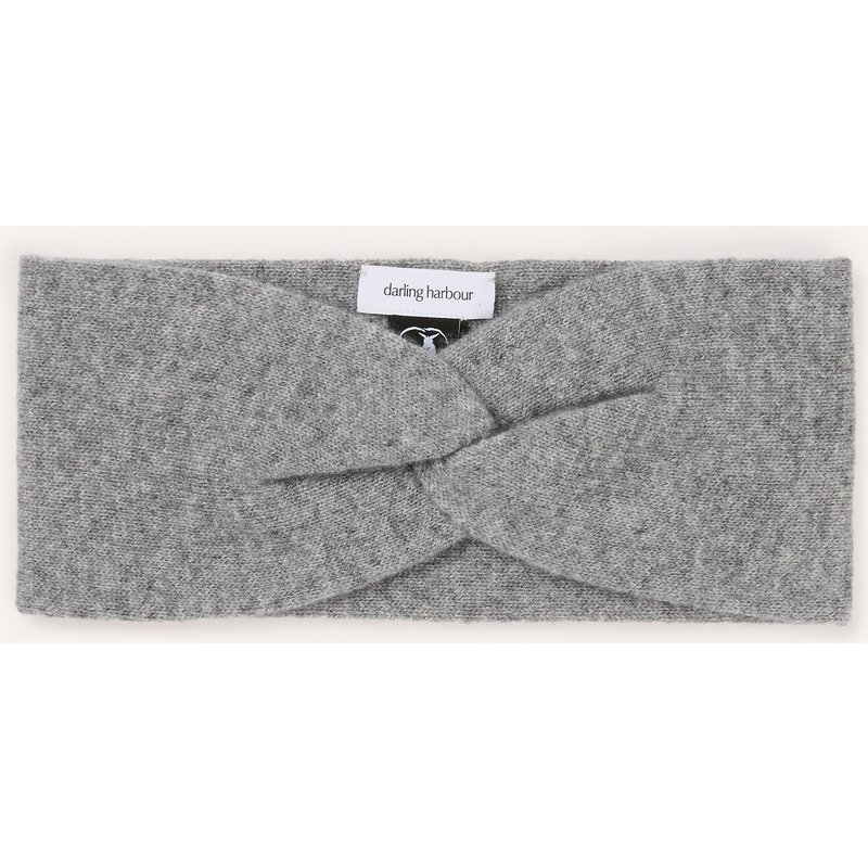 Darling Harbour Stirnband Aus Cashmere grau