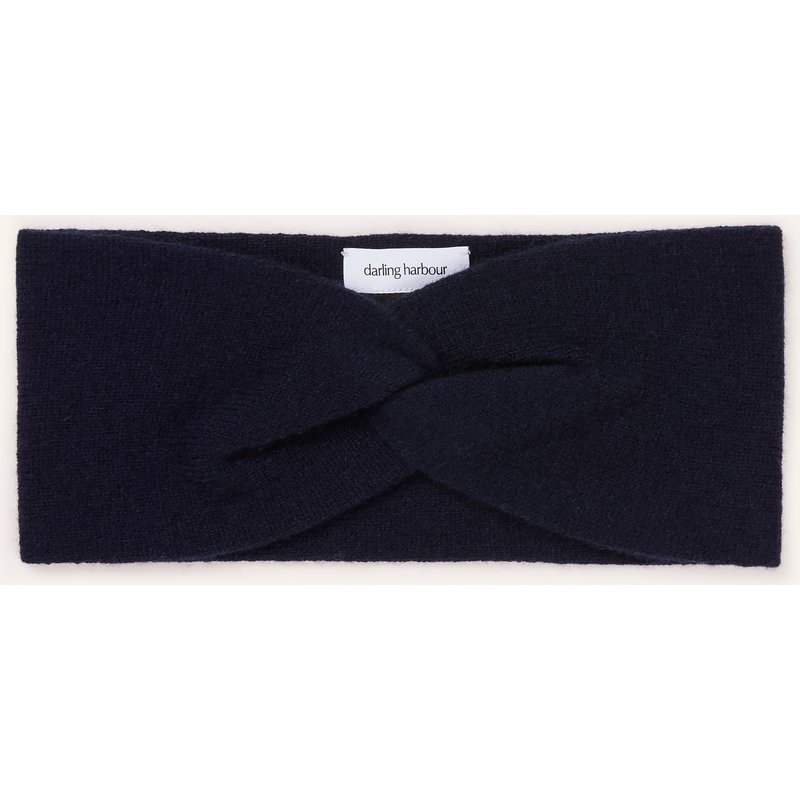 Darling Harbour Stirnband Aus Cashmere blau