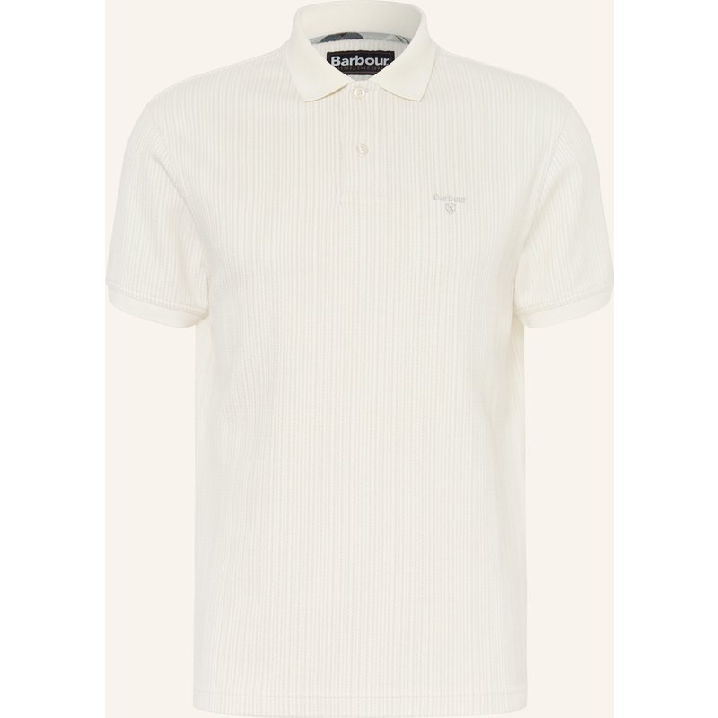 Barbour Jersey-Poloshirt Harworth Tailored Fit weiss