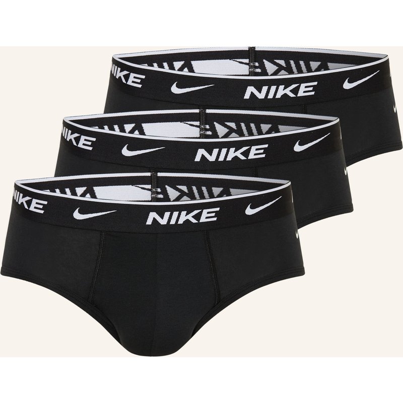 Nike 3er-Pack Slips Essential Cotton Stretch schwarz