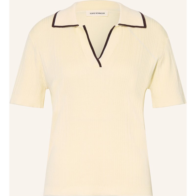 Sofie Schnoor Strick-Poloshirt Jamiesw weiss
