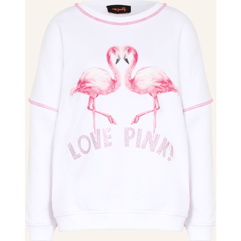 Miss Goodlife Oversized-Sweatshirt weiss