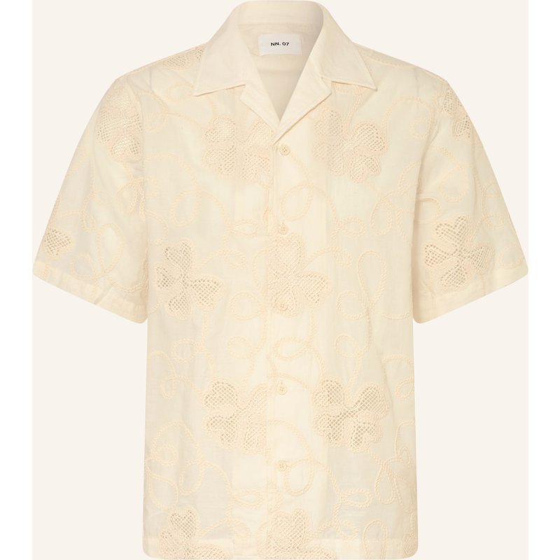 Nn.07 Resorthemd Ben Relaxed Fit weiss