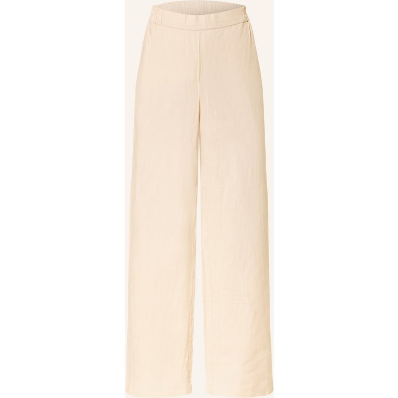 Lilienfels Marlenenhose Anton Aus Leinen braun