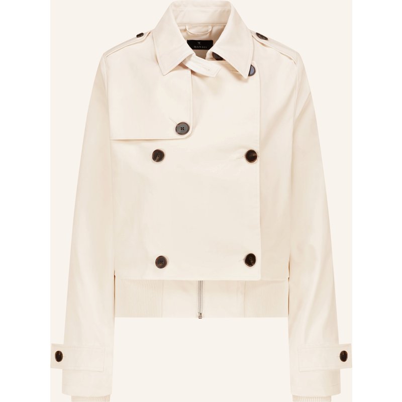 Monari Trench-Jacke Mit Blende beige