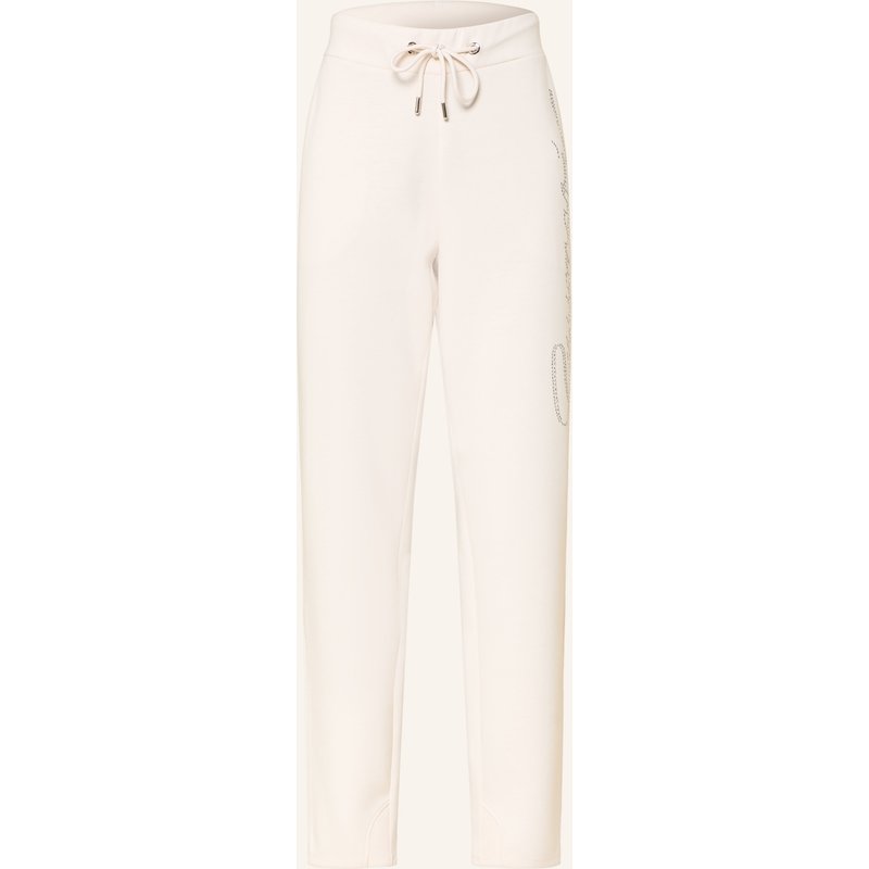 Monari Sweatpants Mit Schmucksteinen beige