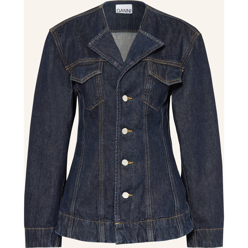 Ganni Jeansblazer blau